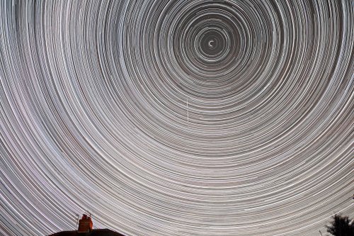 Picture of star trails