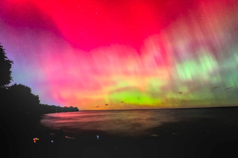 A picture of the aurora